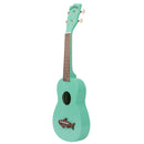 Kala Surf Green Soprano Shark Rosewood Ukulele