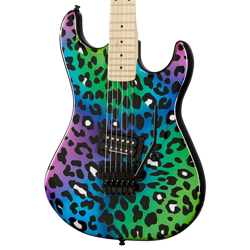 Kramer Baretta (EVH D-Tuna; Incl. Premium Soft Case) - Rainbow Leopard
