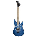 Kramer Baretta (EVH D-Tuna; Reverse Headstock; Incl. Premium Soft Case) - White Lotus Candy Blue