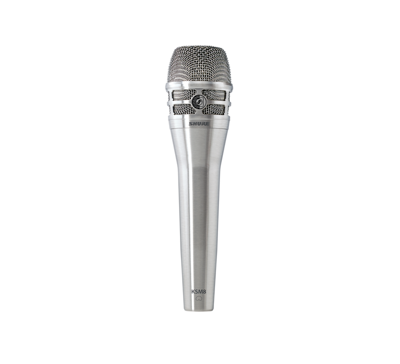 Shure KSM8/N Dualdyne Dynamic Handheld Vocal Microphone, Nickel