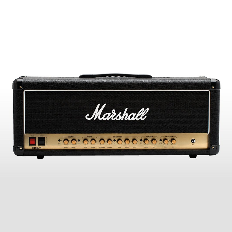 Marshall DSL100HR 100W All-Valve 2 Channel Head With 2 Channels, Resonance And Digital Reverb