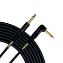 Mogami Gold Instrument Cable Straight to Right Angle
