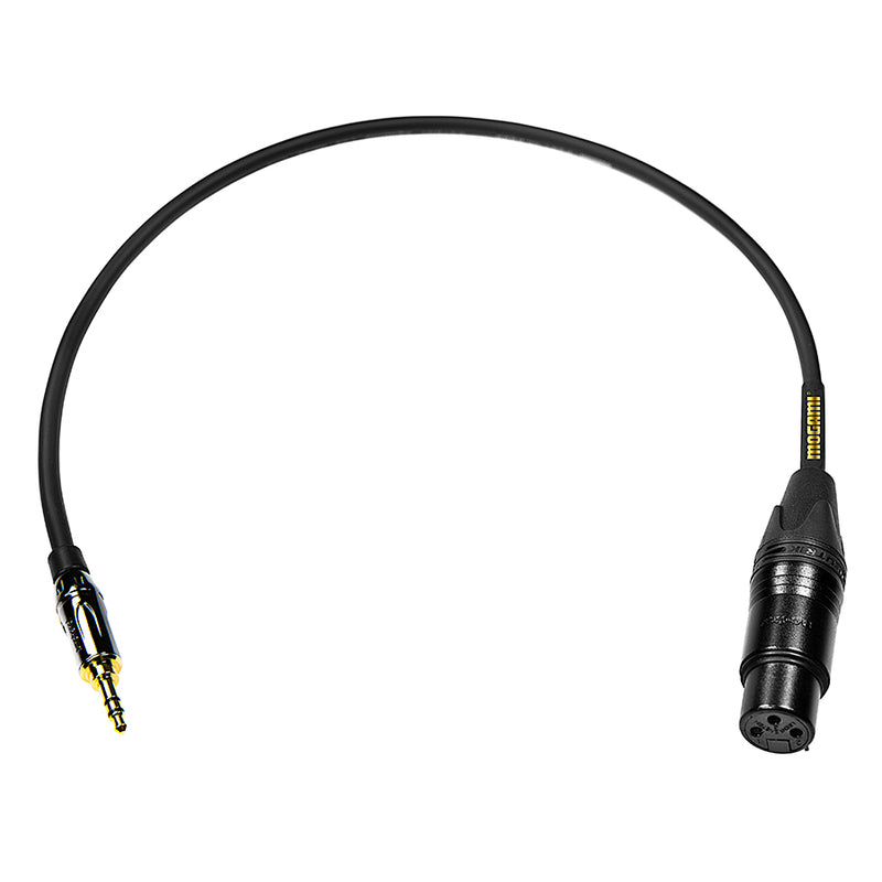Mogami 18" Xlr(F) To 3.5 Trs Adapter Cable