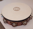 Meinl Headliner Tambourine Double Row Traditional Goat Skin Steel Jingles