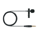 Shure MVL/A Mvl Omnidirectional Condenser Lavalier Microphone [1/8” (3.5Mm)] + Windscreen, Tie-Clip Mount And Carrying Pouch
