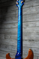 PRS Private Stock Custom 24 - Turquoise Smoked Burst