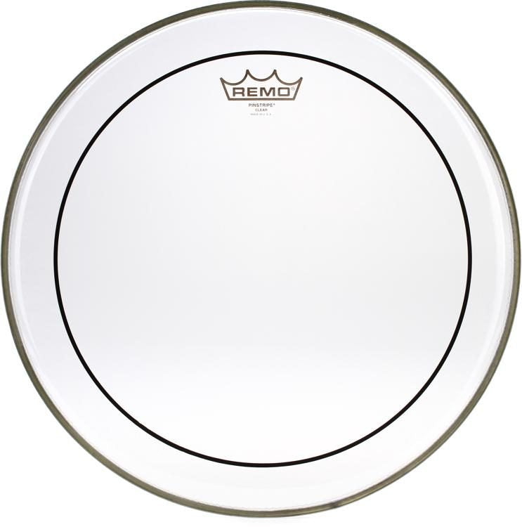 Remo Pinstripe Clear, 15"