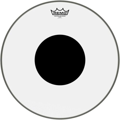 Remo Controlled Sound Clear Black Dot Drum Head, 16"