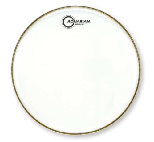 Aquarian Response 2 Clear 7/7 Double Ply Drumhead, 12"