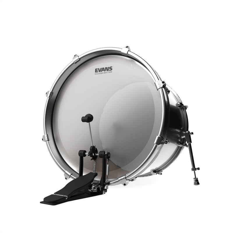 Evans EQ3 Frosted Bass Drum Head, 18"
