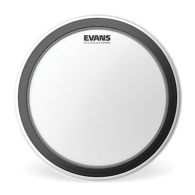 Evans UV Emad Coated Batter Bass Drum Head, 20"