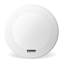 Evans EQ3 Resonant Coated White Bass Drum Head, No Port, 22"