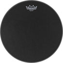 Remo Ambassador Black Suede - 14"