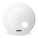 Evans EQ3 Resonant Coated White Bass Drum Head, 20"