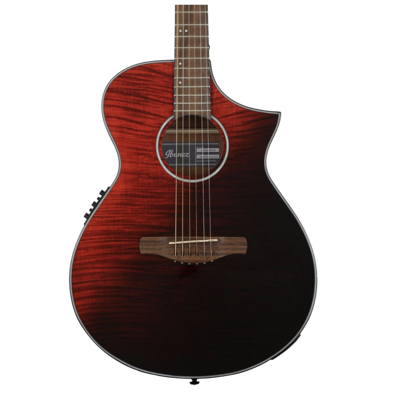 Ibanez AEWC32FM Red Sunset Fade High Gloss