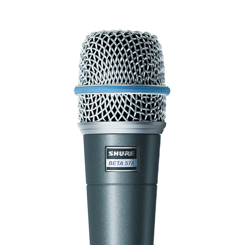 Shure BETA 57A Supercardioid Dynamic With High Output Neodymium Element, For Vocal And Instrument Applications