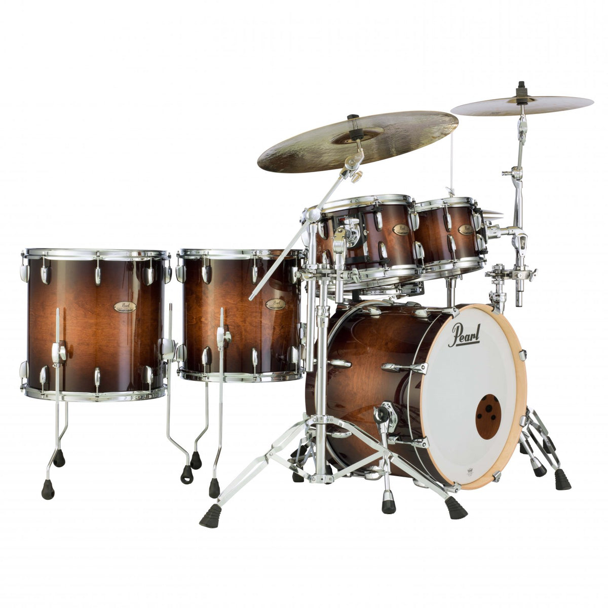 Pearl Session Studio Select 5pc. Drum Kit Gloss Barnwood Brown