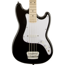 Squier Bronco Bass - Maple Fingerboard, White Pickguard, Black