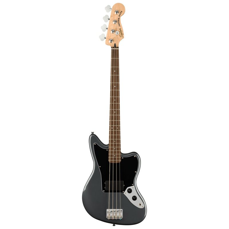 Squier Affinity Series Jaguar Bass H - Laurel Fingerboard, Black Pickguard, Charcoal Frost Metallic