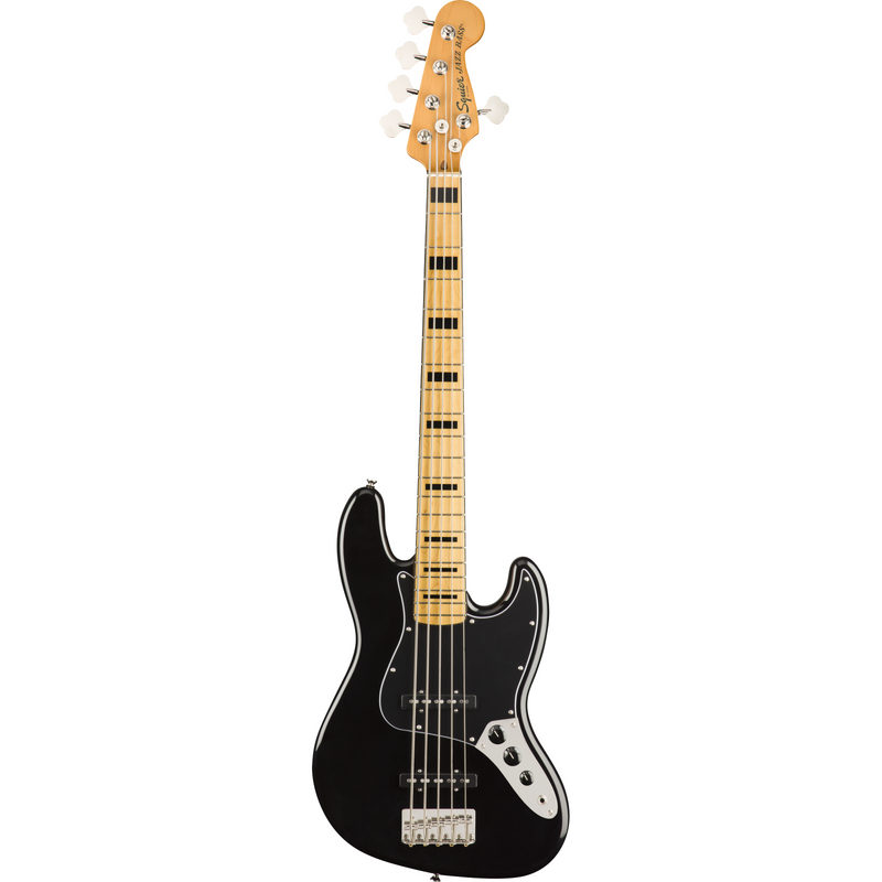 Squier Classic Vibe '70s Jazz Bass V - Maple Fingerboard, Black