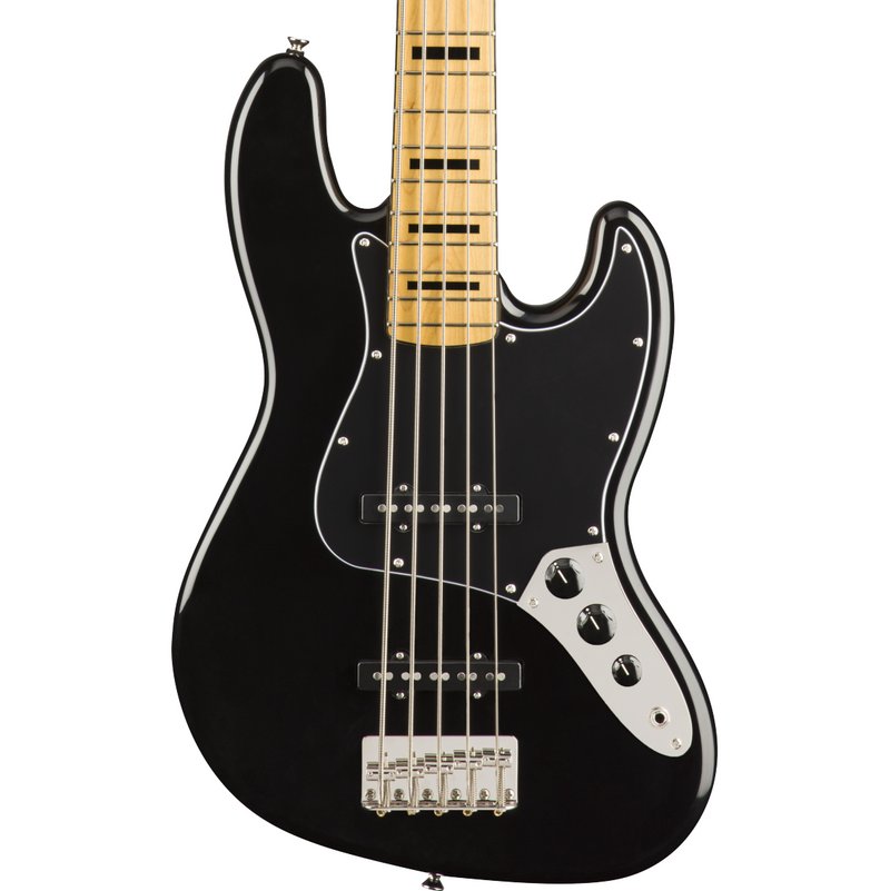 Squier Classic Vibe '70s Jazz Bass V - Maple Fingerboard, Black