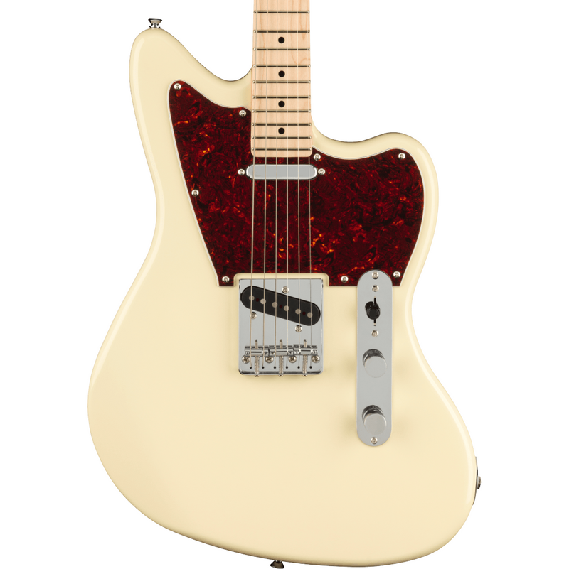 Squier Paranormal Offset Telecaster - Maple Fingerboard, Tortoiseshell Pickguard, Olympic White