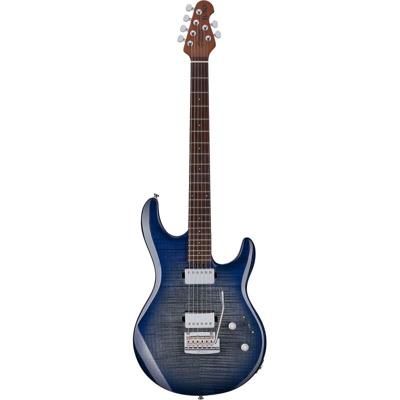 Sterling by Music Man Luke - Flame Top - Blueberry Burst