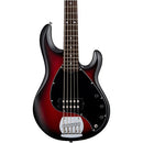 Sterling by Music Man StingRay5 - Ruby Red Burst Satin - 5-String