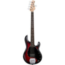 Sterling by Music Man StingRay5 - Ruby Red Burst Satin - 5-String