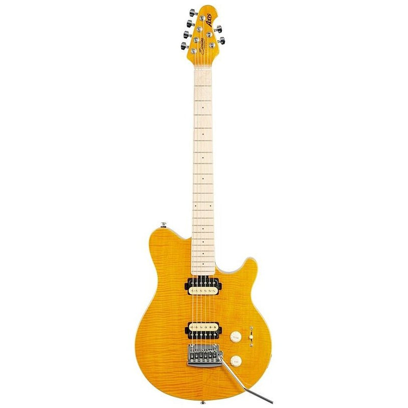 Sterling by Music Man Axis - Flame Maple Top - Trans Gold
