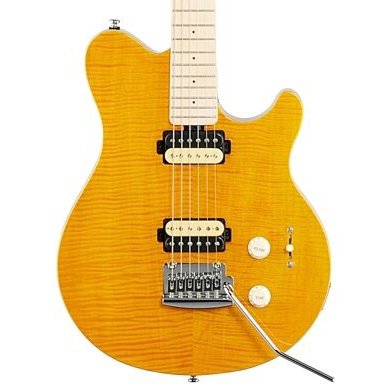 Sterling by Music Man Axis - Flame Maple Top - Trans Gold