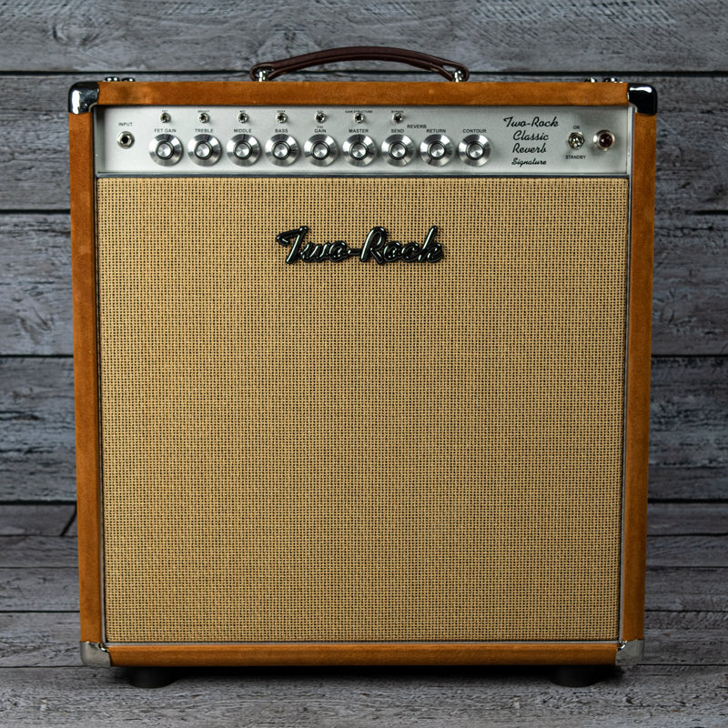 Two-Rock Classic Reverb Signature 50-watt Combo - Tan Suede/Cane Grille