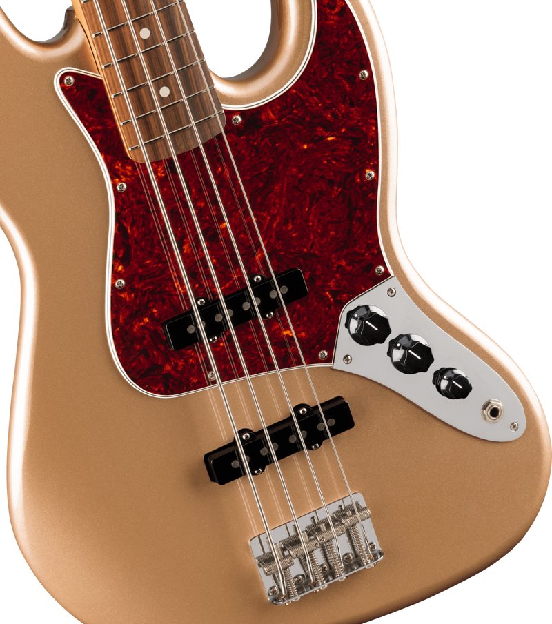 Fender Vintera '60s Jazz Bass - Pau Ferro Fingerboard, Firemist Gold