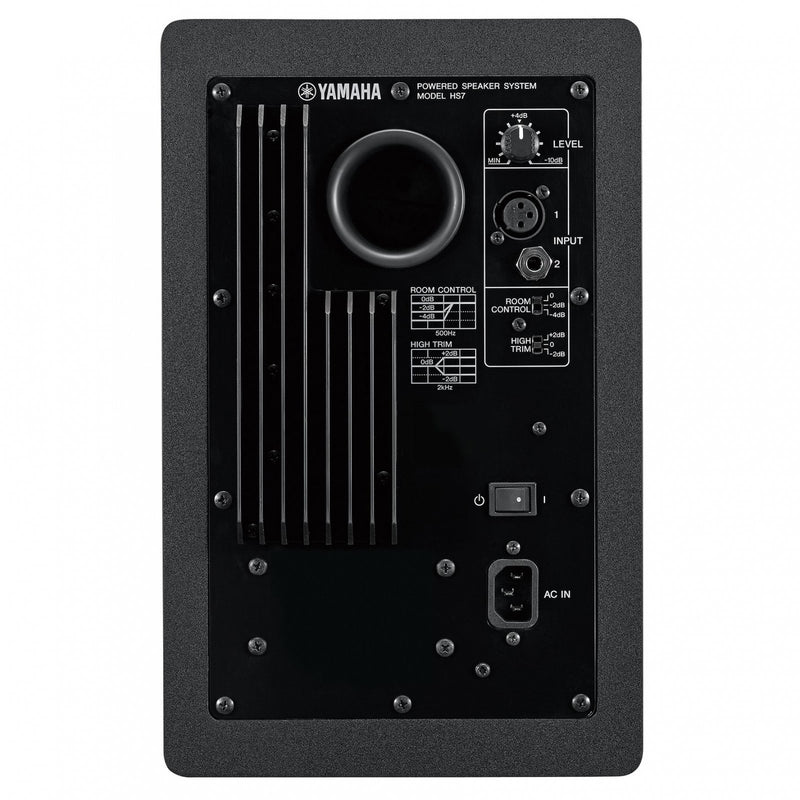 Yamaha HS7 6.5" Powered Studio Monitor, Black Cabinet